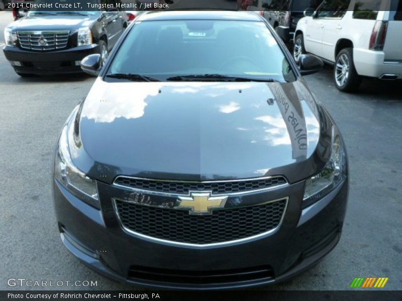 Tungsten Metallic / Jet Black 2014 Chevrolet Cruze LT