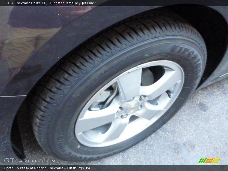 Tungsten Metallic / Jet Black 2014 Chevrolet Cruze LT