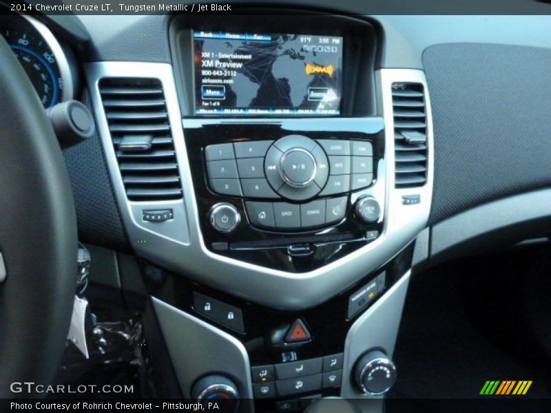 Tungsten Metallic / Jet Black 2014 Chevrolet Cruze LT