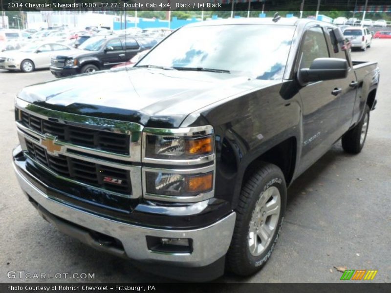 Black / Jet Black 2014 Chevrolet Silverado 1500 LTZ Z71 Double Cab 4x4