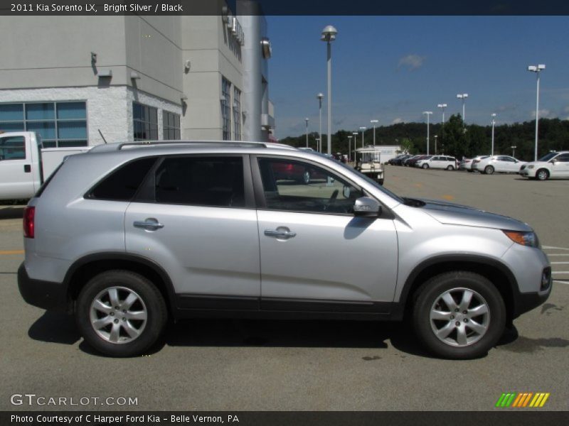 Bright Silver / Black 2011 Kia Sorento LX