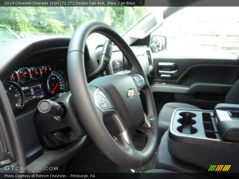 Black / Jet Black 2014 Chevrolet Silverado 1500 LTZ Z71 Double Cab 4x4