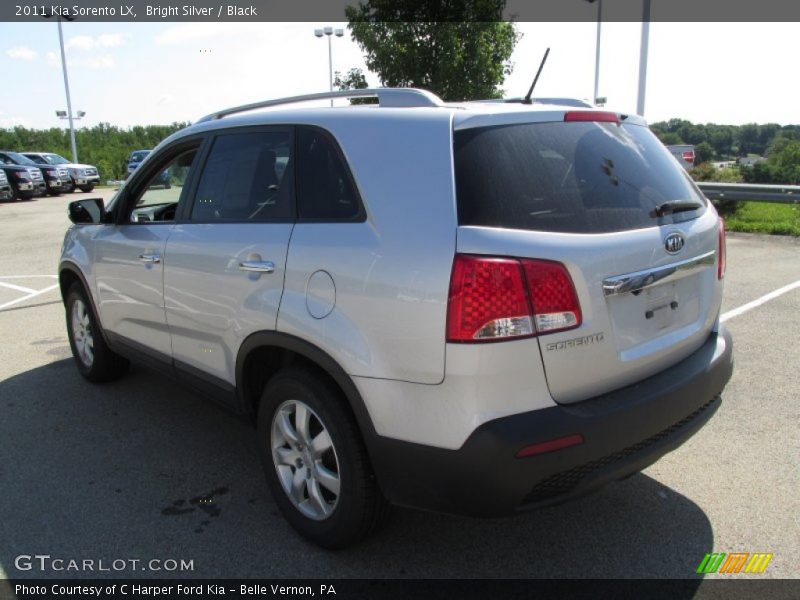 Bright Silver / Black 2011 Kia Sorento LX