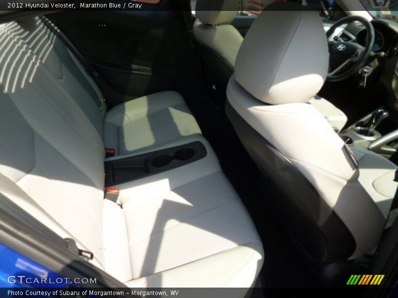 Marathon Blue / Gray 2012 Hyundai Veloster