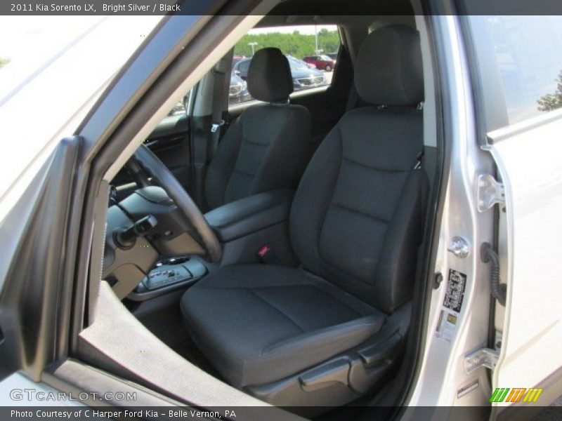 Bright Silver / Black 2011 Kia Sorento LX