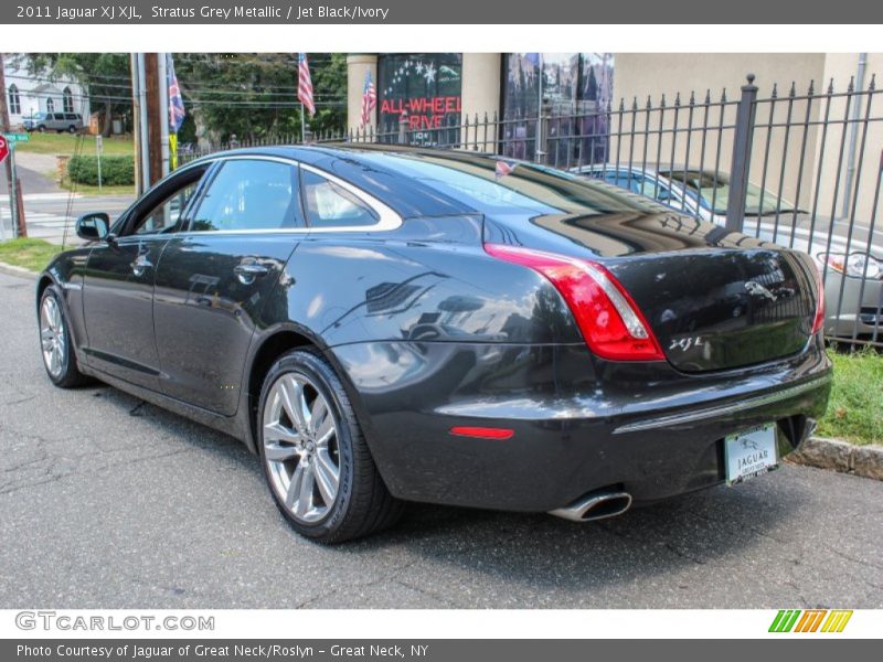 Stratus Grey Metallic / Jet Black/Ivory 2011 Jaguar XJ XJL