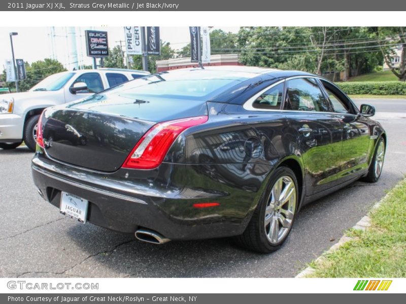Stratus Grey Metallic / Jet Black/Ivory 2011 Jaguar XJ XJL