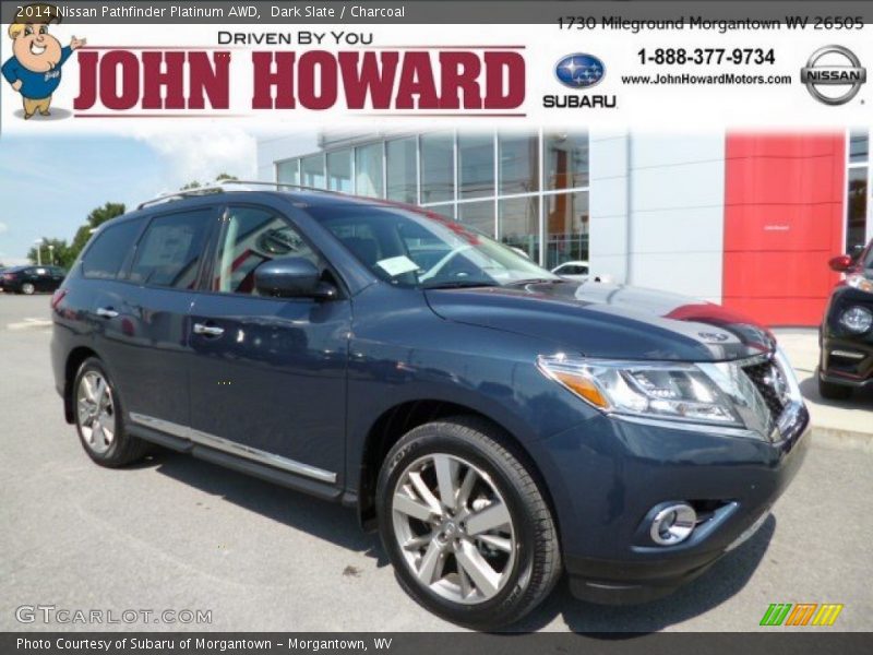 Dark Slate / Charcoal 2014 Nissan Pathfinder Platinum AWD