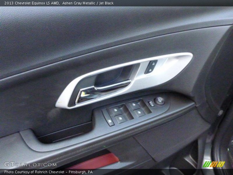 Ashen Gray Metallic / Jet Black 2013 Chevrolet Equinox LS AWD