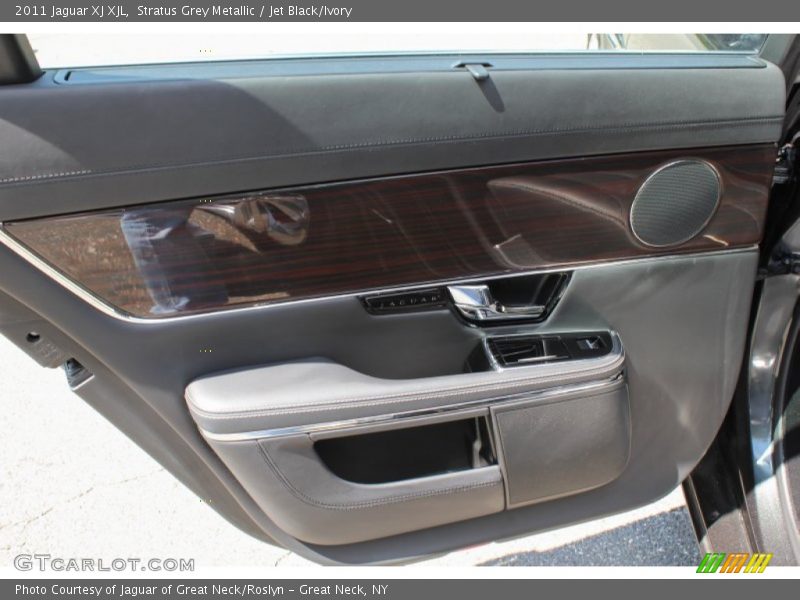 Stratus Grey Metallic / Jet Black/Ivory 2011 Jaguar XJ XJL