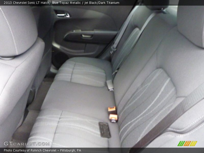Blue Topaz Metallic / Jet Black/Dark Titanium 2013 Chevrolet Sonic LT Hatch