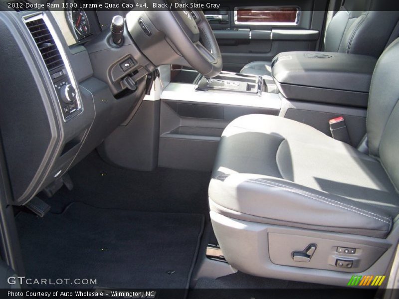 Black / Dark Slate Gray 2012 Dodge Ram 1500 Laramie Quad Cab 4x4