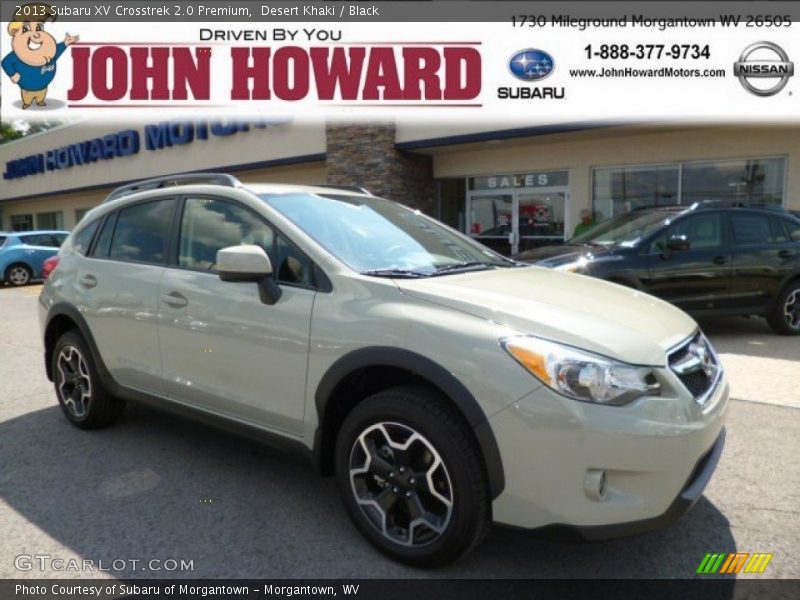 Desert Khaki / Black 2013 Subaru XV Crosstrek 2.0 Premium