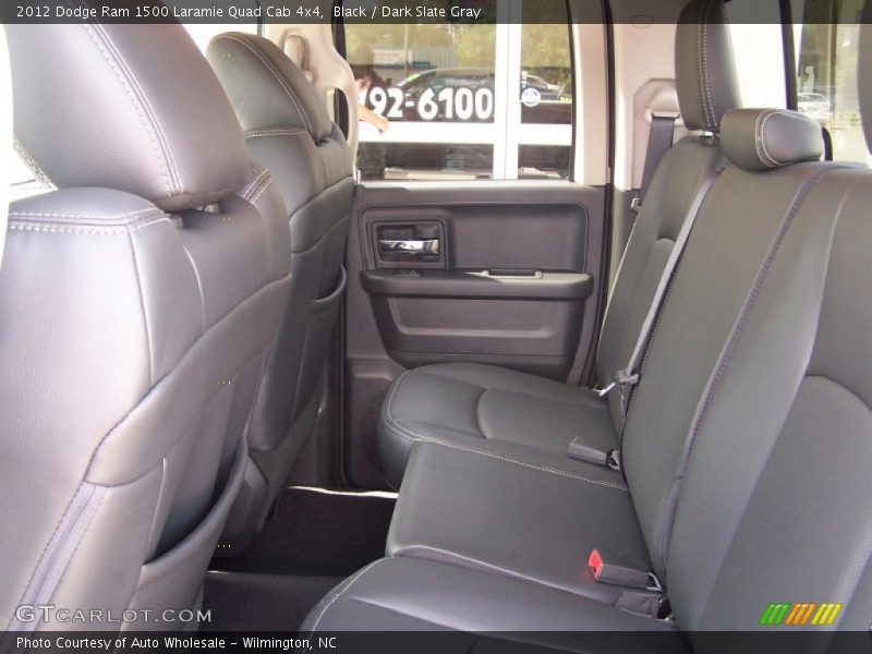 Black / Dark Slate Gray 2012 Dodge Ram 1500 Laramie Quad Cab 4x4