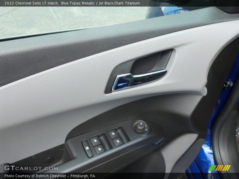 Blue Topaz Metallic / Jet Black/Dark Titanium 2013 Chevrolet Sonic LT Hatch