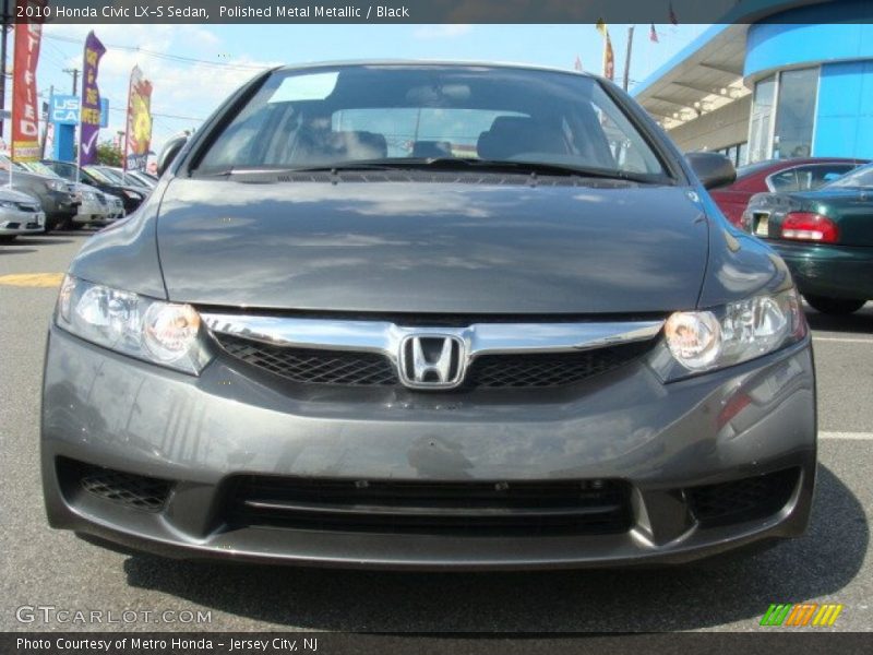 Polished Metal Metallic / Black 2010 Honda Civic LX-S Sedan