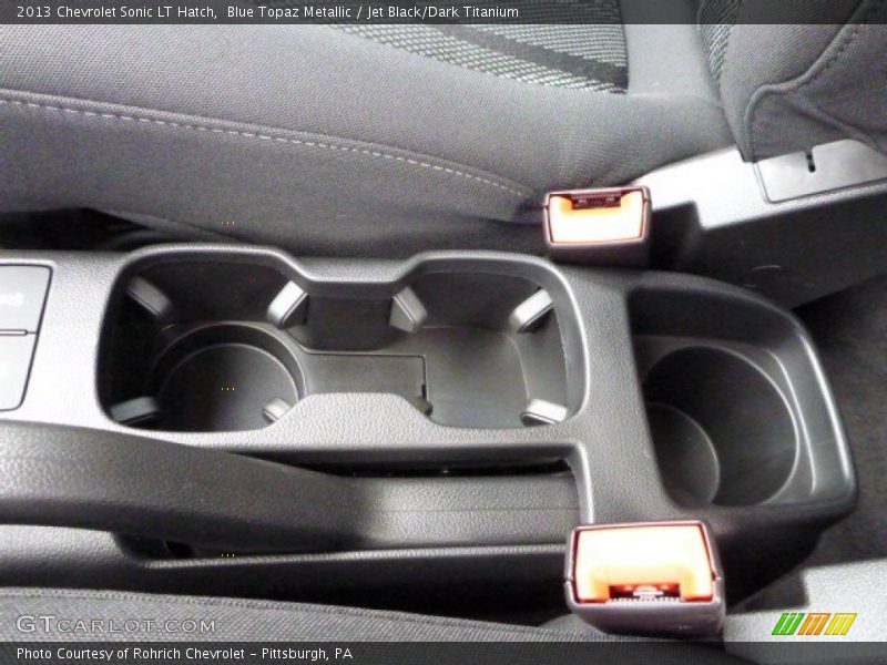 Blue Topaz Metallic / Jet Black/Dark Titanium 2013 Chevrolet Sonic LT Hatch