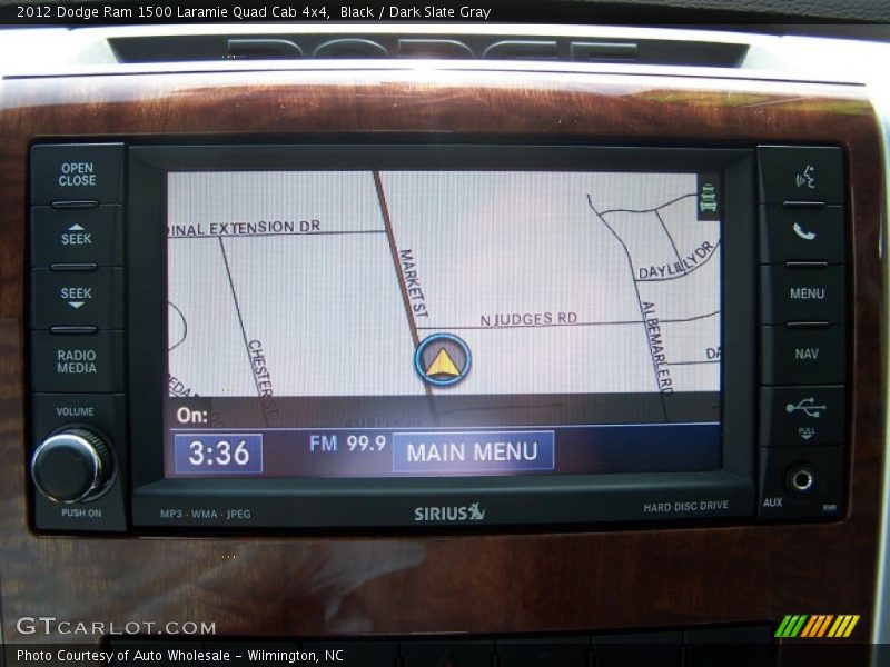 Black / Dark Slate Gray 2012 Dodge Ram 1500 Laramie Quad Cab 4x4