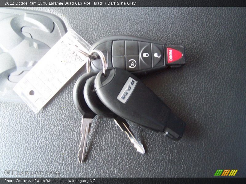 Black / Dark Slate Gray 2012 Dodge Ram 1500 Laramie Quad Cab 4x4