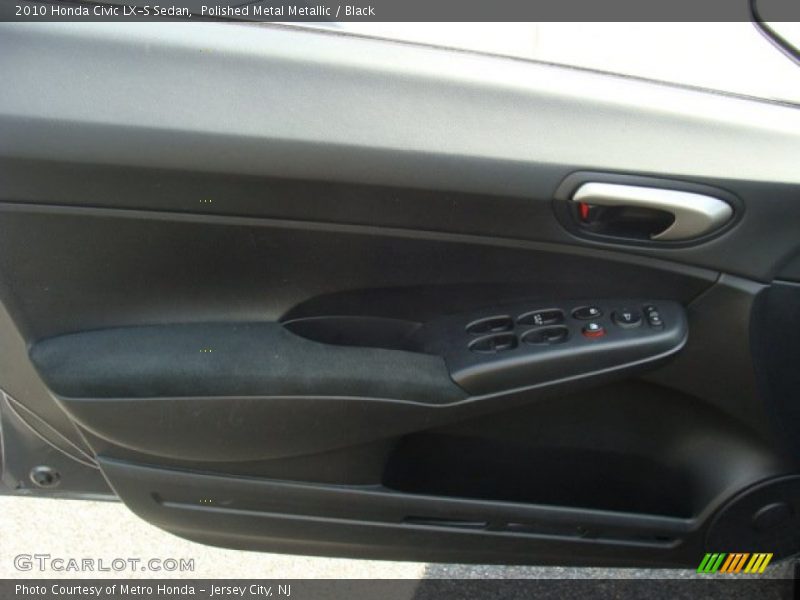 Polished Metal Metallic / Black 2010 Honda Civic LX-S Sedan