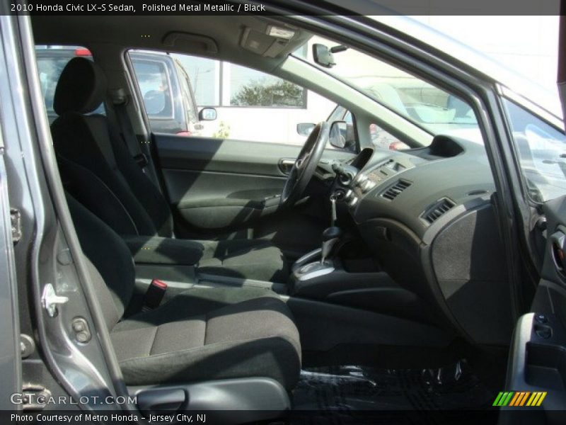 Polished Metal Metallic / Black 2010 Honda Civic LX-S Sedan
