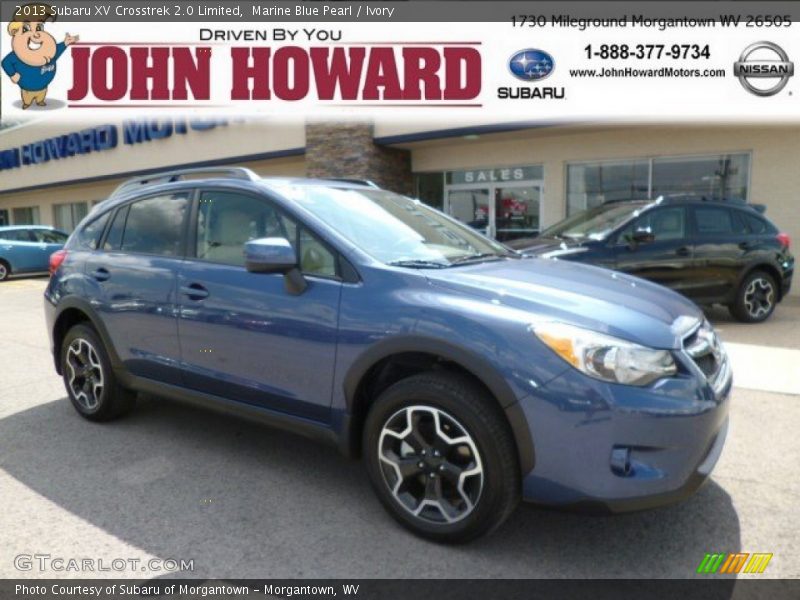 Marine Blue Pearl / Ivory 2013 Subaru XV Crosstrek 2.0 Limited