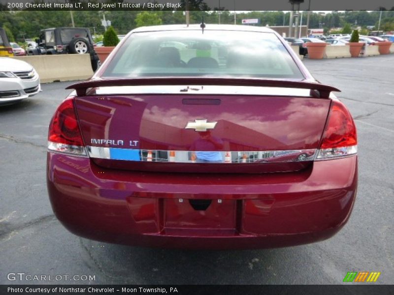 Red Jewel Tintcoat / Ebony Black 2008 Chevrolet Impala LT