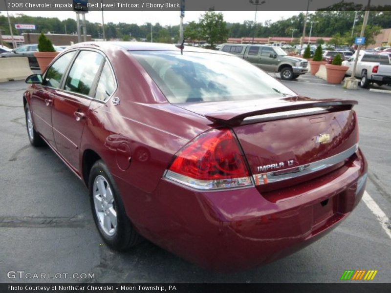 Red Jewel Tintcoat / Ebony Black 2008 Chevrolet Impala LT