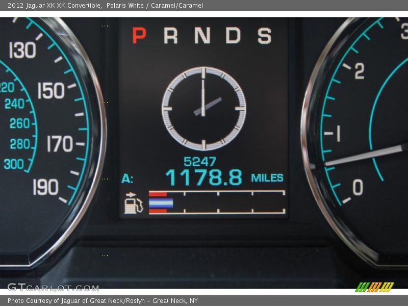 Polaris White / Caramel/Caramel 2012 Jaguar XK XK Convertible