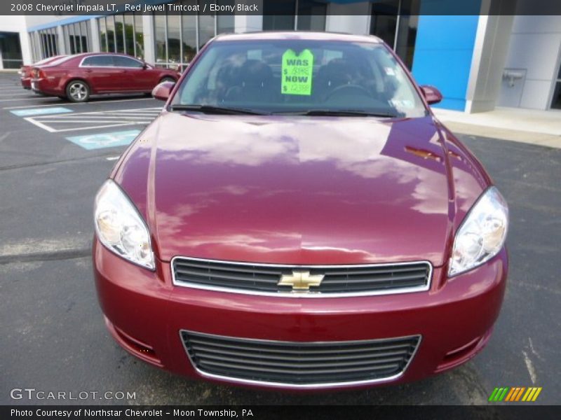 Red Jewel Tintcoat / Ebony Black 2008 Chevrolet Impala LT