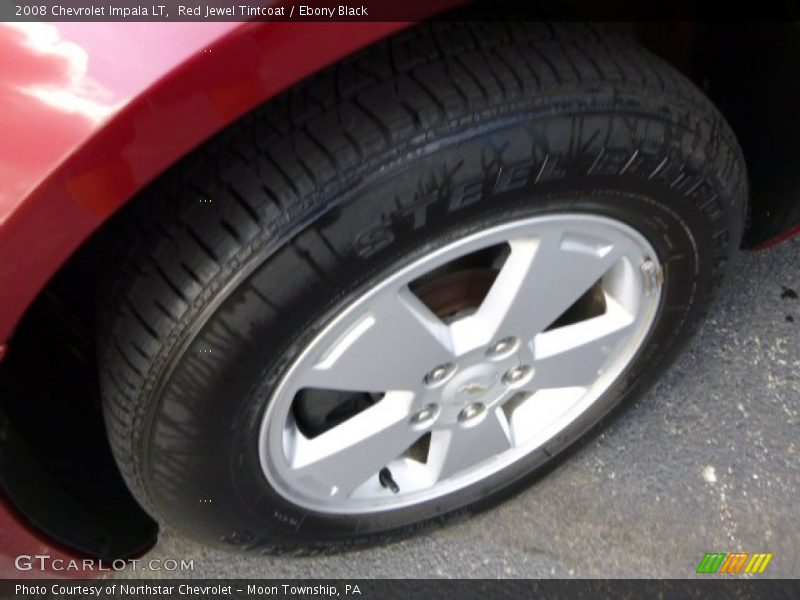 Red Jewel Tintcoat / Ebony Black 2008 Chevrolet Impala LT