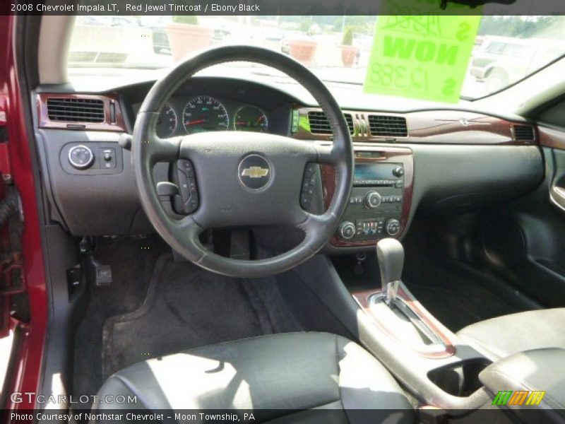 Red Jewel Tintcoat / Ebony Black 2008 Chevrolet Impala LT