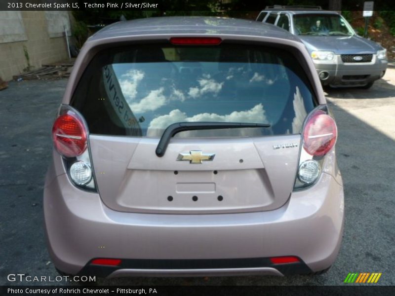 Techno Pink / Silver/Silver 2013 Chevrolet Spark LS