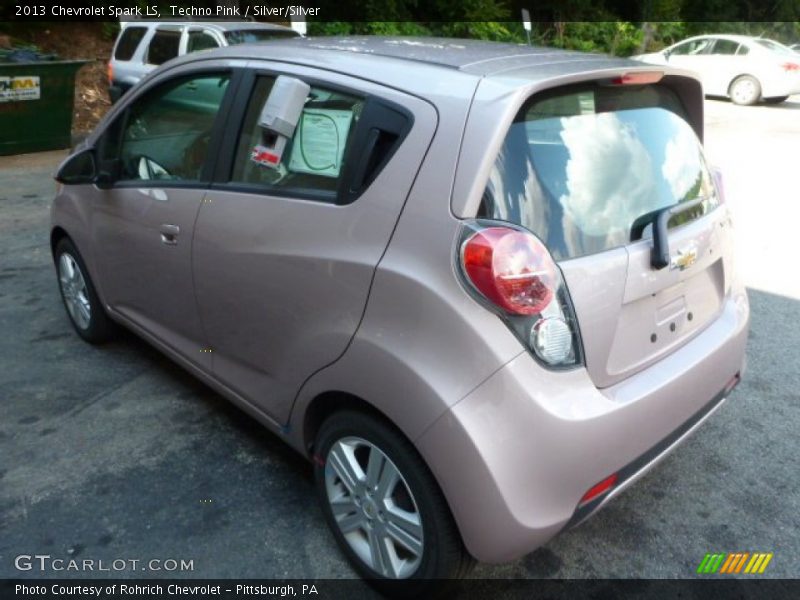 Techno Pink / Silver/Silver 2013 Chevrolet Spark LS