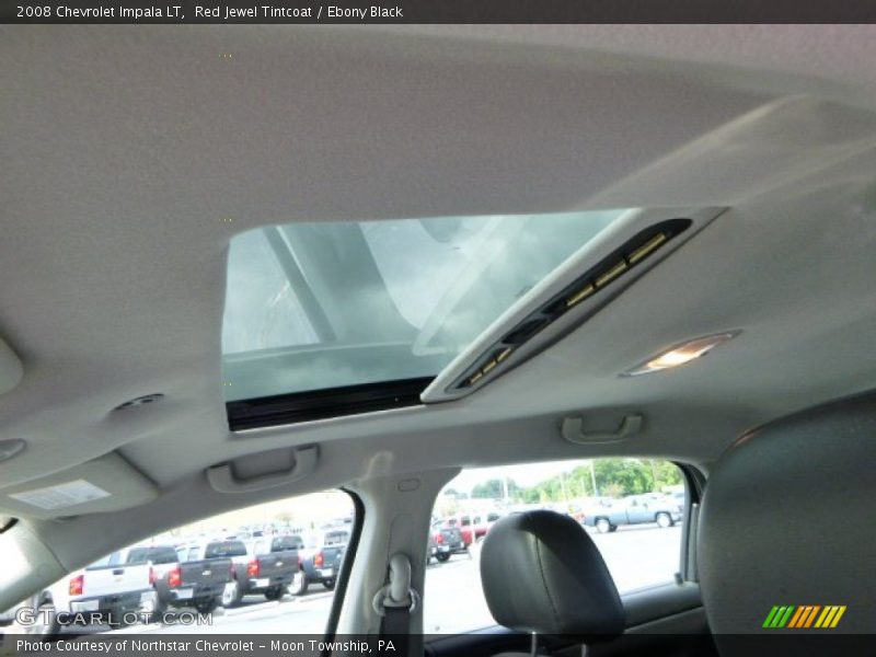 Red Jewel Tintcoat / Ebony Black 2008 Chevrolet Impala LT