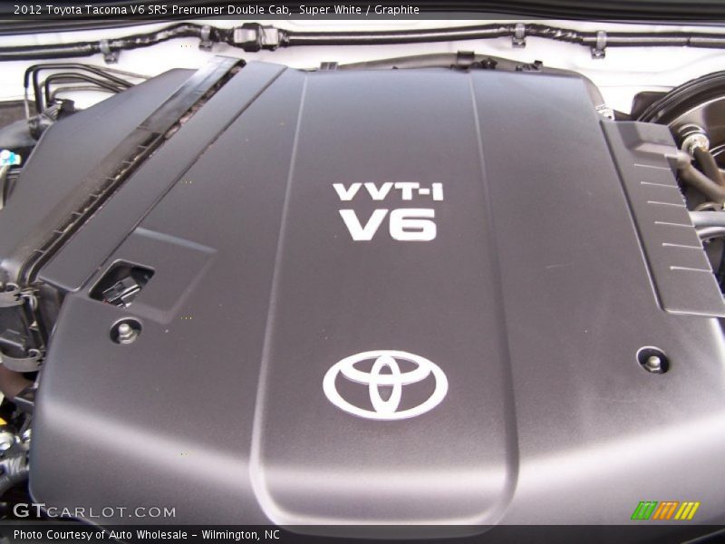 Super White / Graphite 2012 Toyota Tacoma V6 SR5 Prerunner Double Cab