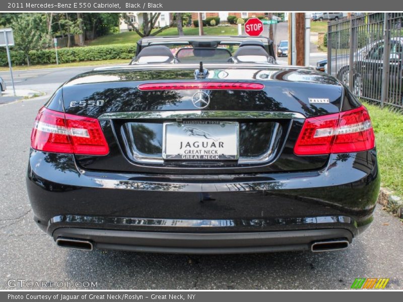 Black / Black 2011 Mercedes-Benz E 550 Cabriolet