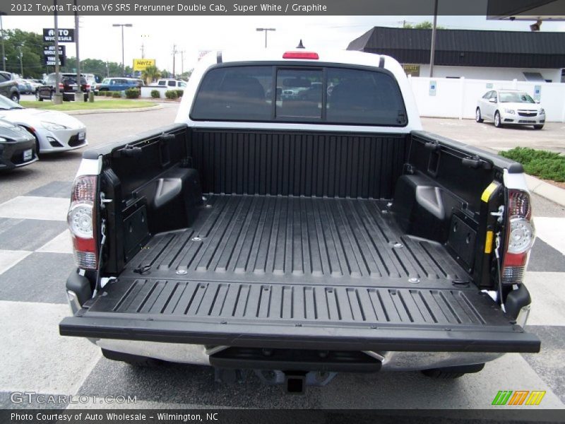 Super White / Graphite 2012 Toyota Tacoma V6 SR5 Prerunner Double Cab