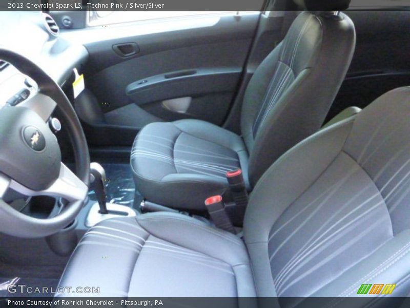 Techno Pink / Silver/Silver 2013 Chevrolet Spark LS