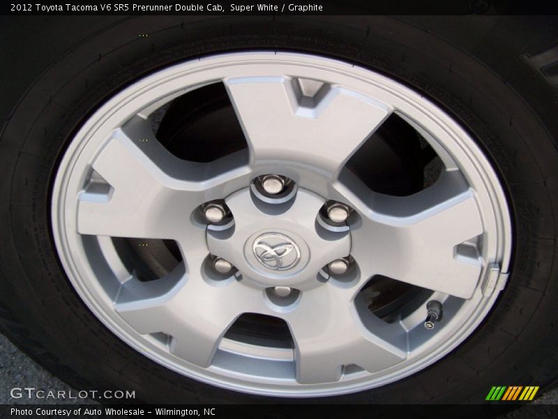 Super White / Graphite 2012 Toyota Tacoma V6 SR5 Prerunner Double Cab