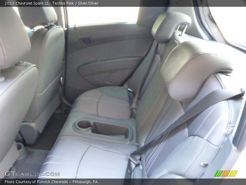 Techno Pink / Silver/Silver 2013 Chevrolet Spark LS