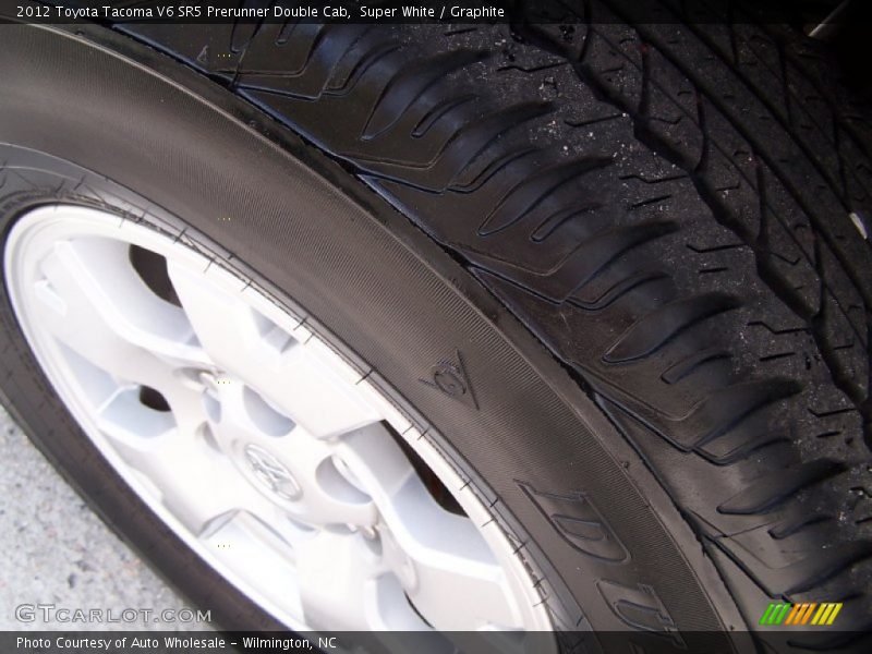 Super White / Graphite 2012 Toyota Tacoma V6 SR5 Prerunner Double Cab