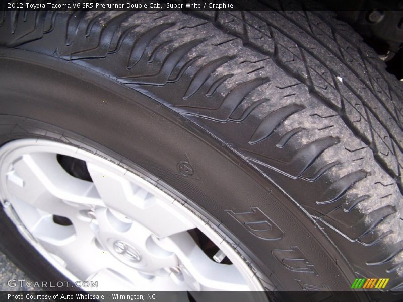 Super White / Graphite 2012 Toyota Tacoma V6 SR5 Prerunner Double Cab