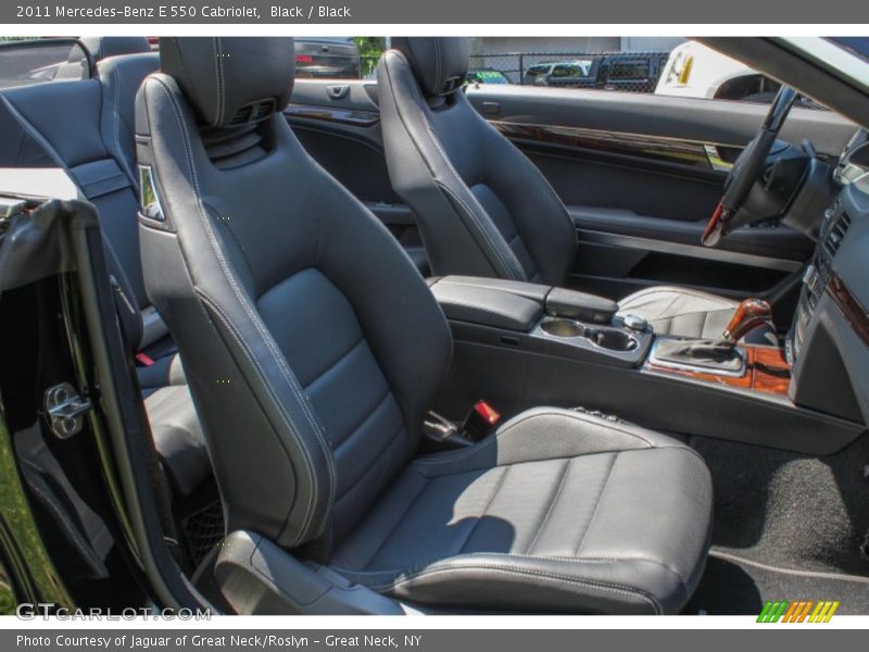 Black / Black 2011 Mercedes-Benz E 550 Cabriolet
