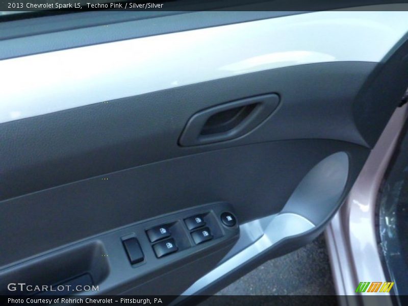 Techno Pink / Silver/Silver 2013 Chevrolet Spark LS
