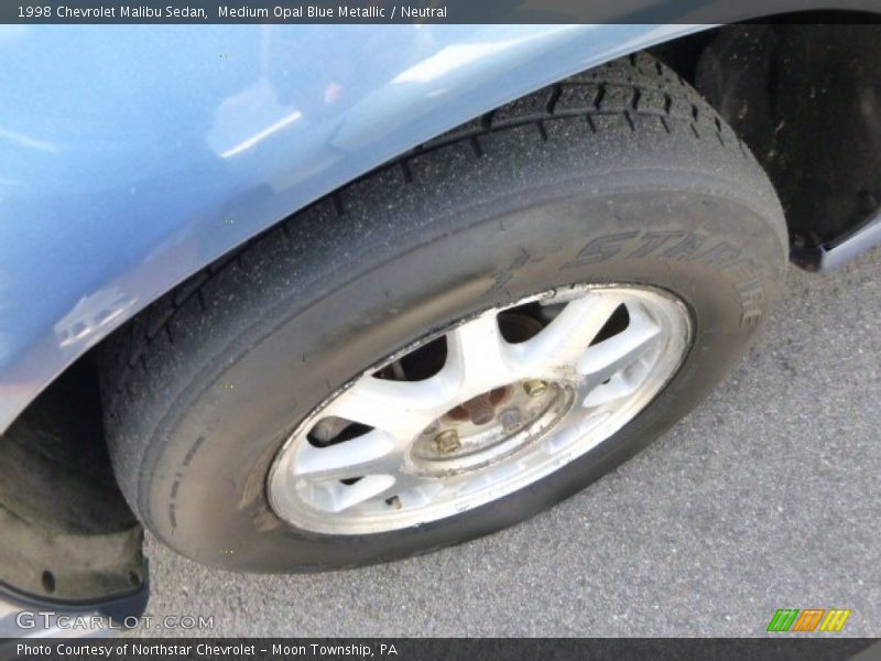 Medium Opal Blue Metallic / Neutral 1998 Chevrolet Malibu Sedan