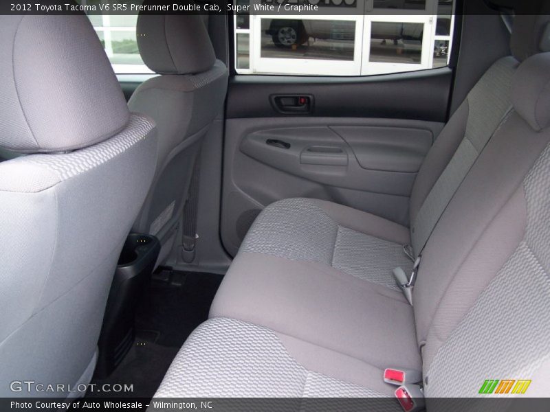 Super White / Graphite 2012 Toyota Tacoma V6 SR5 Prerunner Double Cab