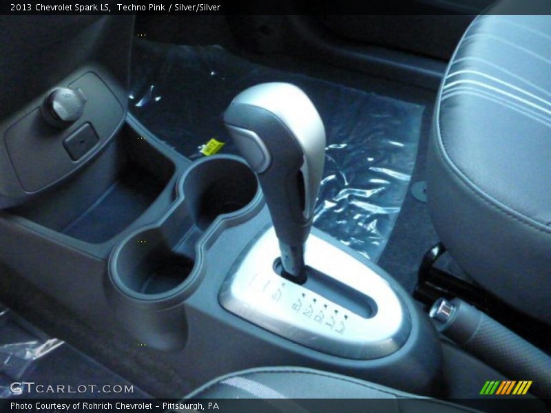 Techno Pink / Silver/Silver 2013 Chevrolet Spark LS