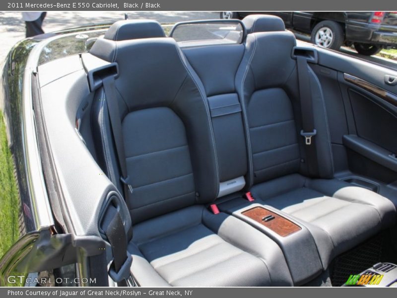 Rear Seat of 2011 E 550 Cabriolet