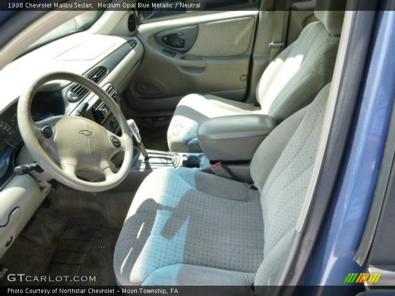 Front Seat of 1998 Malibu Sedan